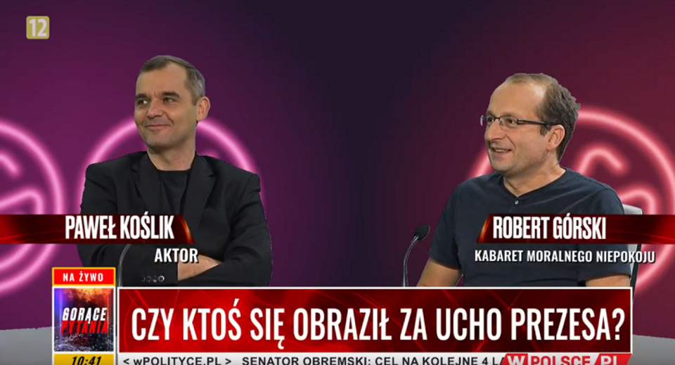 Paweł Koślik i Robert Górski z 'Ucha prezesa' / autor: Telewizja wPolsce.pl