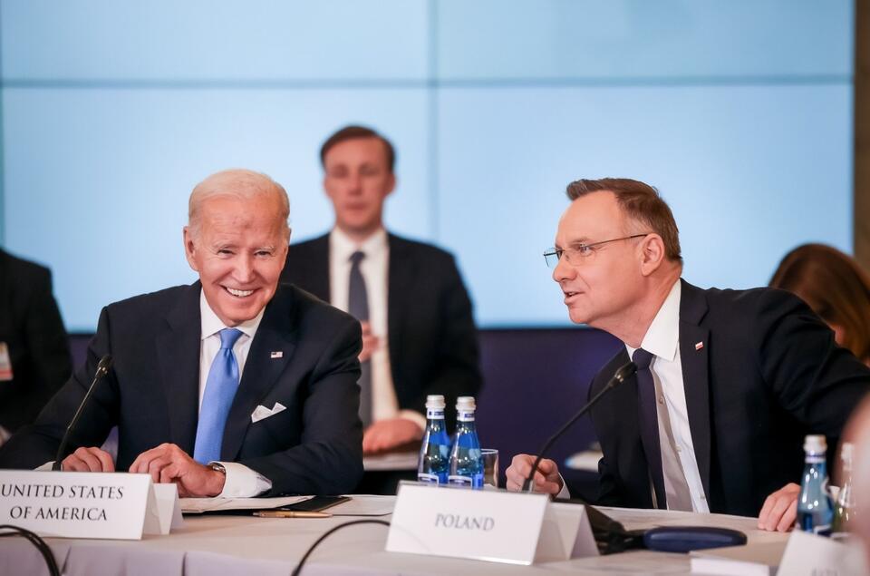 Prezydenci Joe Biden i Andrzej Duda / autor: Twitter/KPRP/Jakub Szymczuk