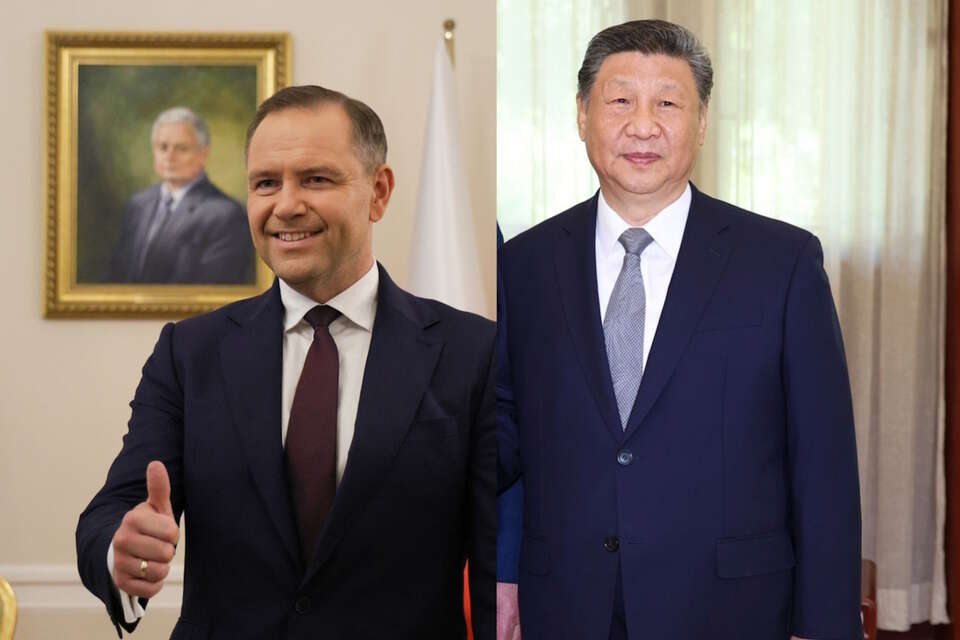 Xi Jinping wierzy w dobrą współpracę z Karolem Nawrockim / autor: PAP-EPA/PAP-Paweł Supernak