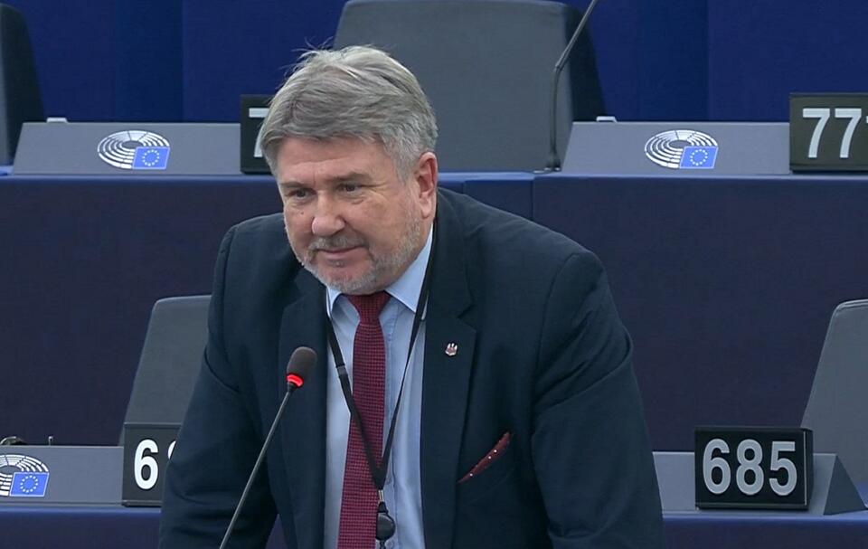 Europoseł PiS Bogdan Rzońca / autor: screenshot europarl.europa.eu