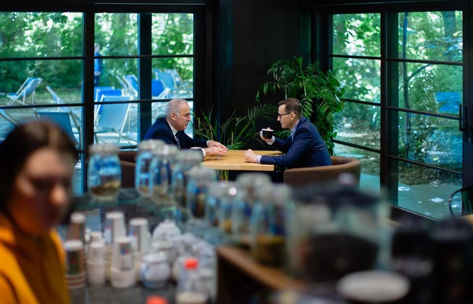 Garry Kasparov i premier Mateusz Morawiecki  / autor: KPRM/Krystian Maj 