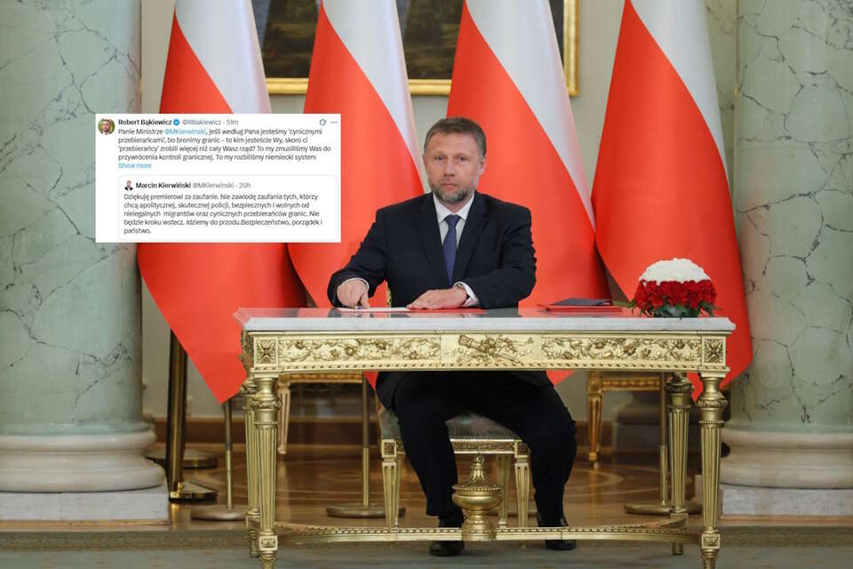 Marcin Kierwiński / autor: PAP/Paweł Supernak, X/Robert Bąkiewicz