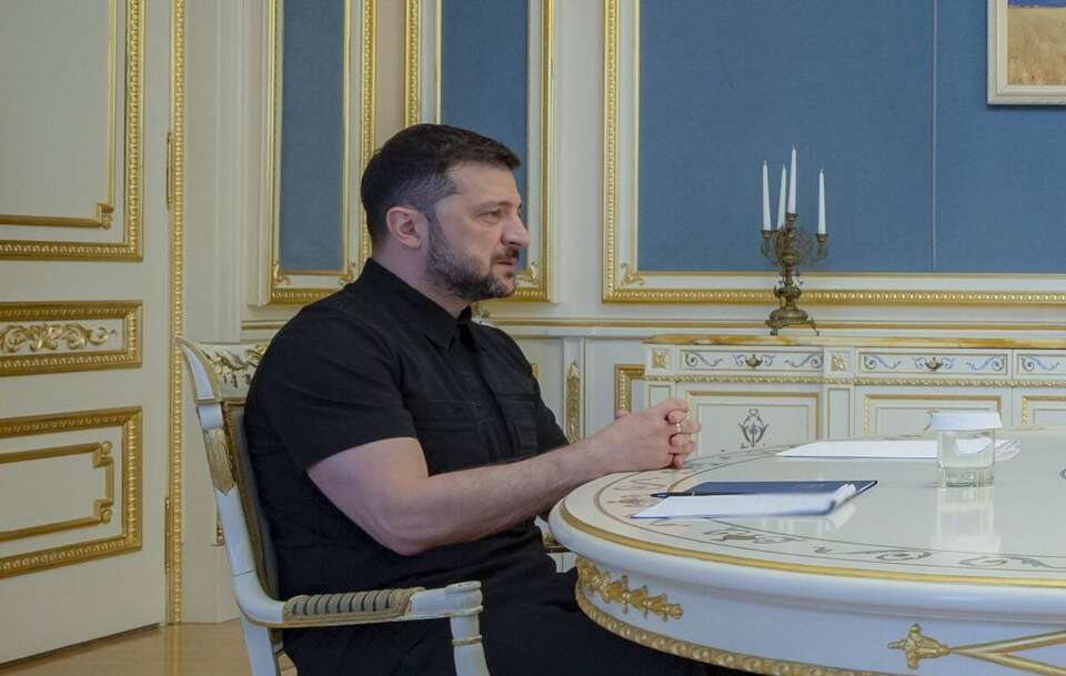 Volodomyr Zelensky / autor: EPA/PRESIDENTIAL PRESS SERVICE OF UKRAINE / HANDOUT HANDOUT EDITORIAL USE ONLY/NO SALES Dostawca: PAP/EPA.