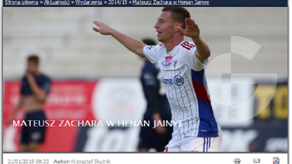 Fot.screenshot gornikzabrze.pl