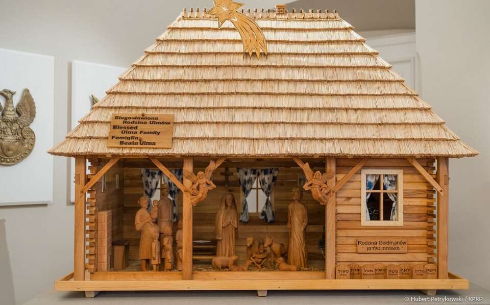 W Pałacu Prezydenckim stanęła szopka z rodziną Ulmów