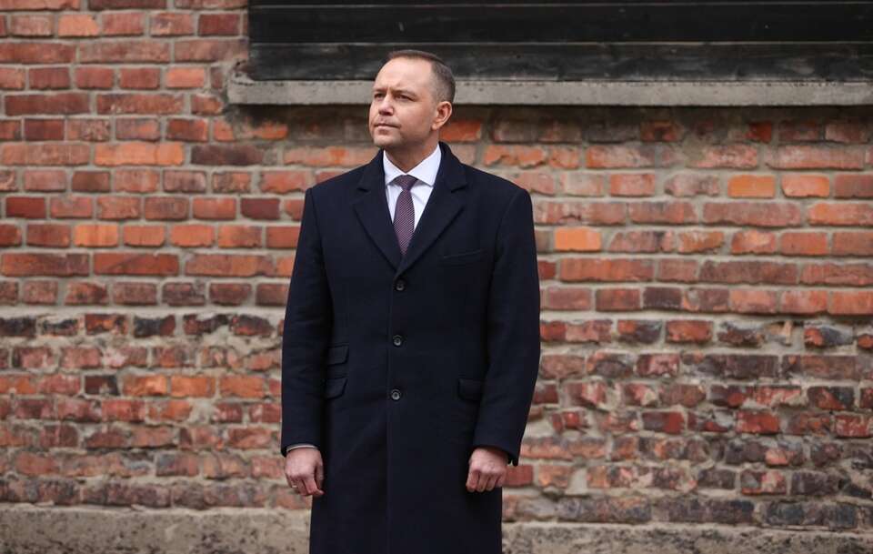 Prezydent Nawrocki wział udział w uroczystościach z okazji 81. rocznicy wyzwolenia niemieckiego obozu Auschwitz / autor: PAP/Jarek Praszkiewicz