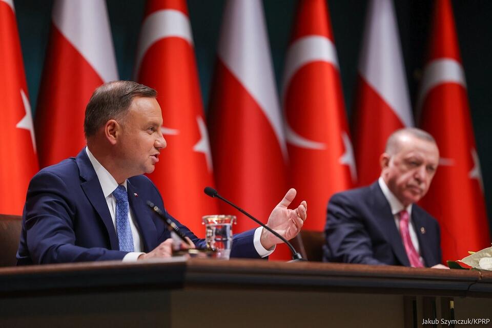 Prezydent Andrzej Duda spotka się w środę w Ankarze z prezydentem Turcji Recepem Tayyipem Erdoganem / autor: Jakub Szymczuk/KPRP