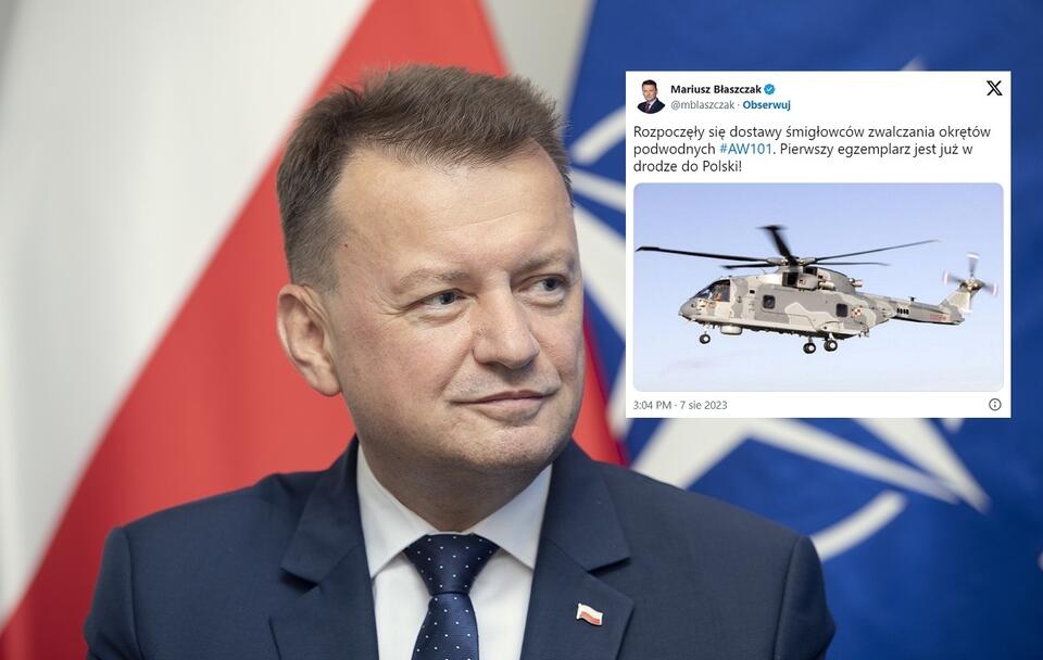 Mariusz Błaszczak / autor: Fratria/Twitter Mariusz Błaszczak