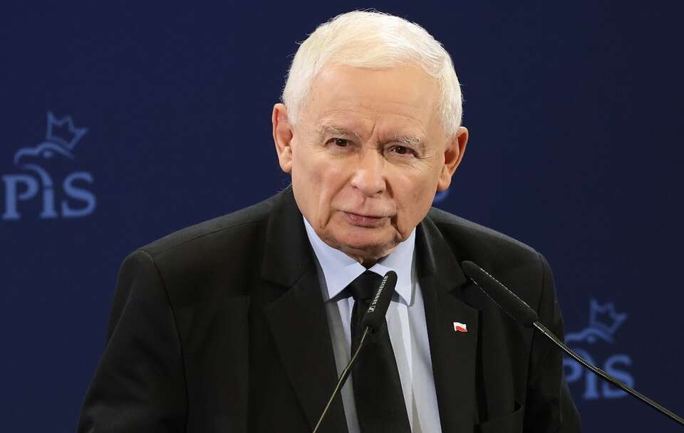 Prezes PiS Jarosław Kaczyński / autor: PAP/Krzysztof Świderski