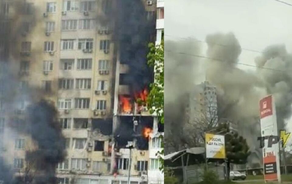 Po ostrzale rakietowym w Odessie / autor: wPolityce.pl/Twitter: @UkraineNewsLive