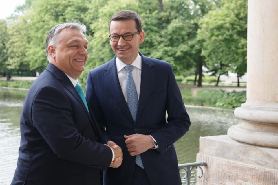 Viktor Orban i Mateusz Morawiecki / autor: KPRM