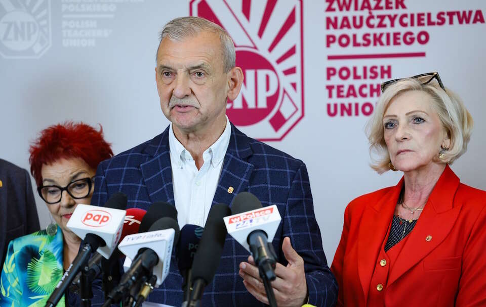 Sławomir Broniarz / autor: PAP/Rafał Guz