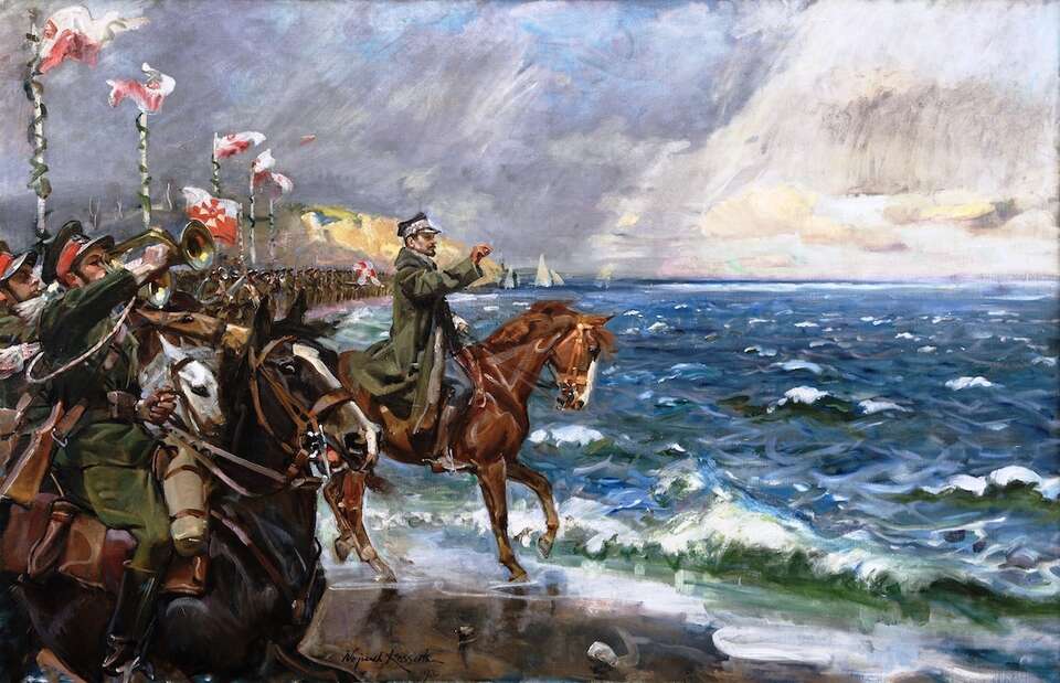 "Zaślubiny Polski z morzem", Wojciech Kossak, 1930 / autor: Wikipedia/Domena publiczna