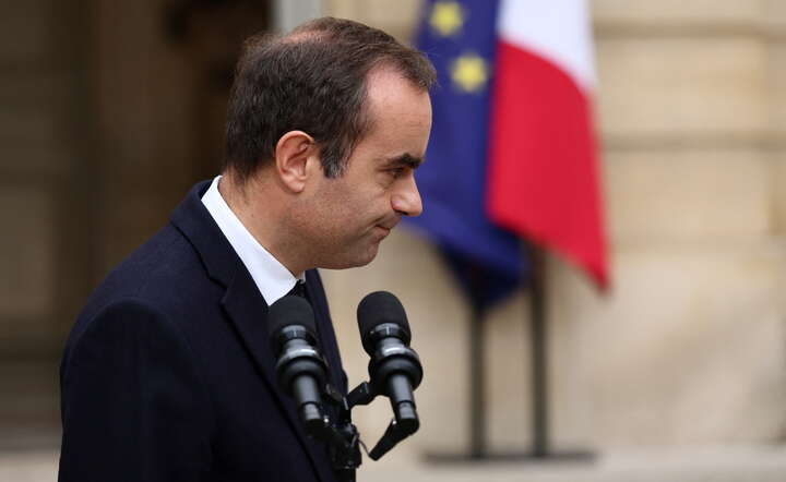 Sebastien Lecornu złozył wczoraj rezygnację ze stanowiska premiera Francji - to był cios w europejskie giełdy / autor: PAP/EPA/STEPHANE MAHE