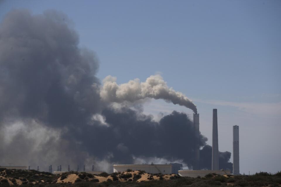 Rakieta wystrzelona na Izrael ze Strefy Gazy / autor: PAP/EPA