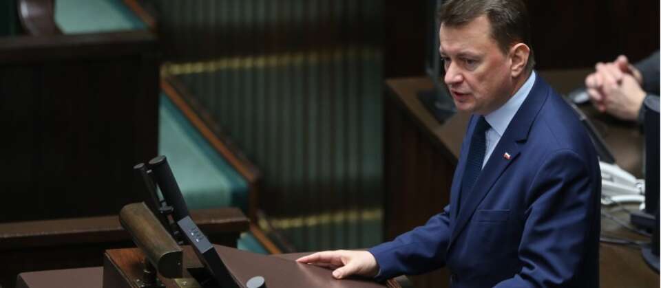 Szef MSWiA Mariusz Błaszczak / autor: fot.PAP/Rafał Guz 