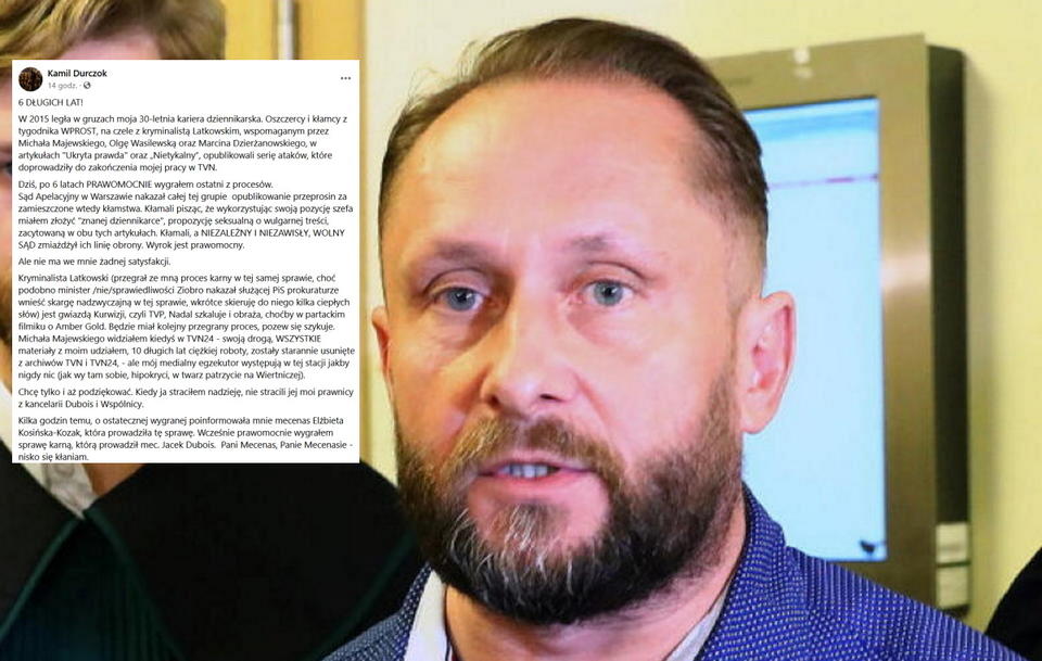 Kamil Durczok / autor: screenshot/TVP Info