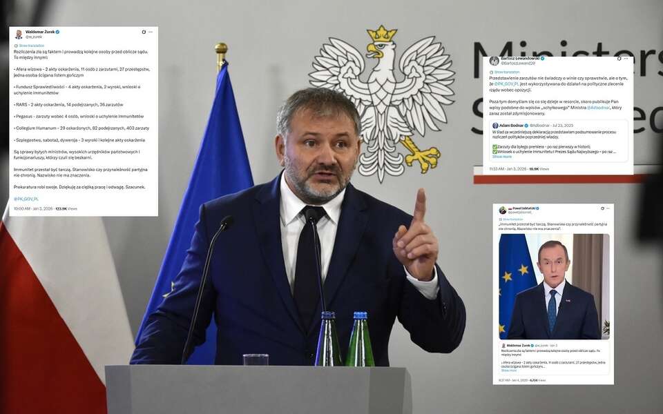 Minister Waldemar Żurek / autor: Fratria