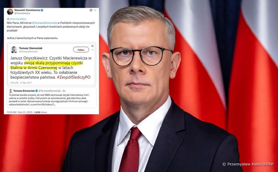 Dobrzyński z Siemoniakiem atakują Cenckiewicza