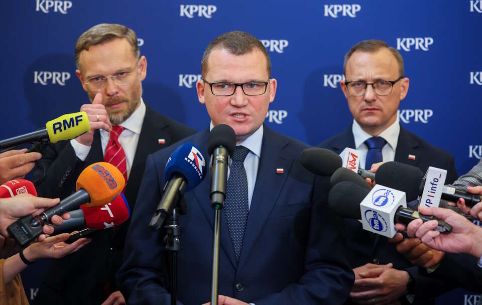 Zbigniew Bogucki, Paweł Szefernaker, Rafał Leśkiewicz / autor: PAP/Leszek Szymański