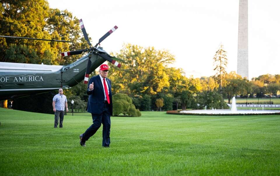 Prezydent USA Donald Trump / autor: PAP/EPA/GRAEME SLOAN / POOL