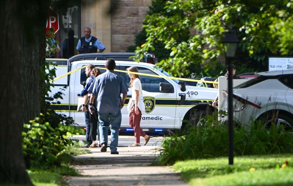 strzelanina w Minneapolis / autor: EPA/CRAIG LASSIG Dostawca: PAP/EPA.
