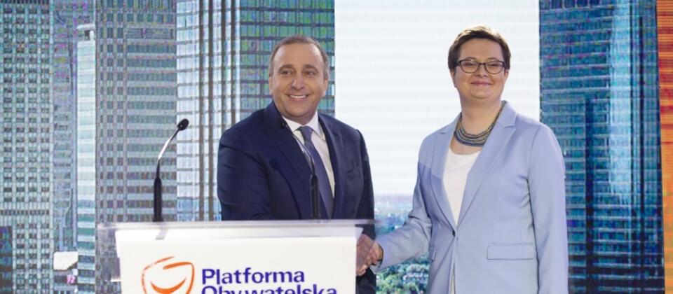 Grzegorz Schetyna i Katarzyna Lubnauer / autor: Fratria