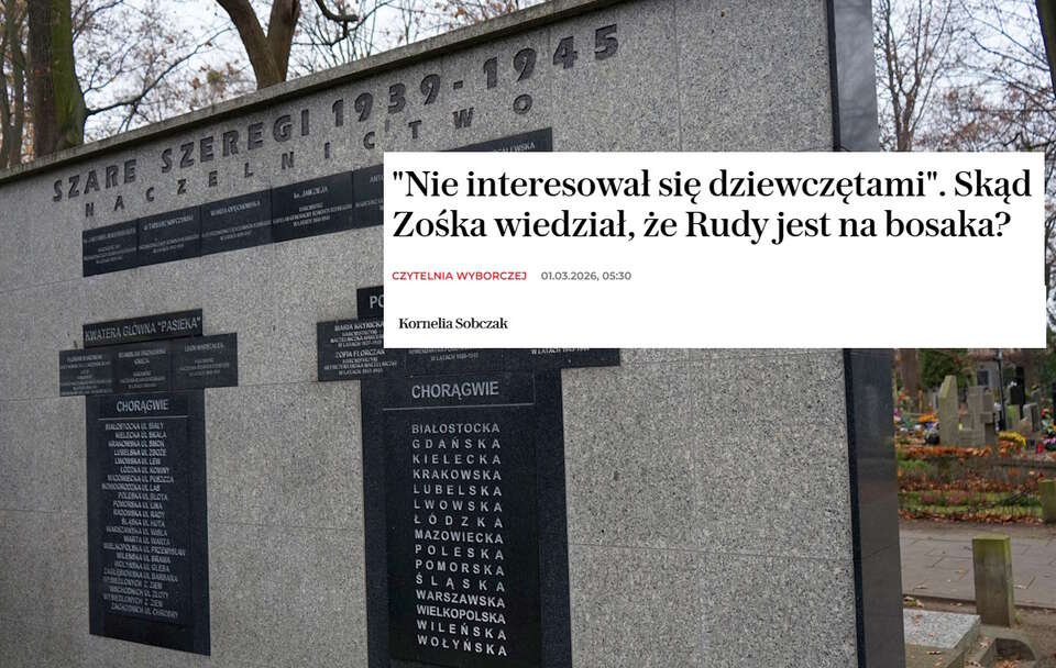 "GW" szuka gender wśród bohaterów "Kamieni na szaniec"