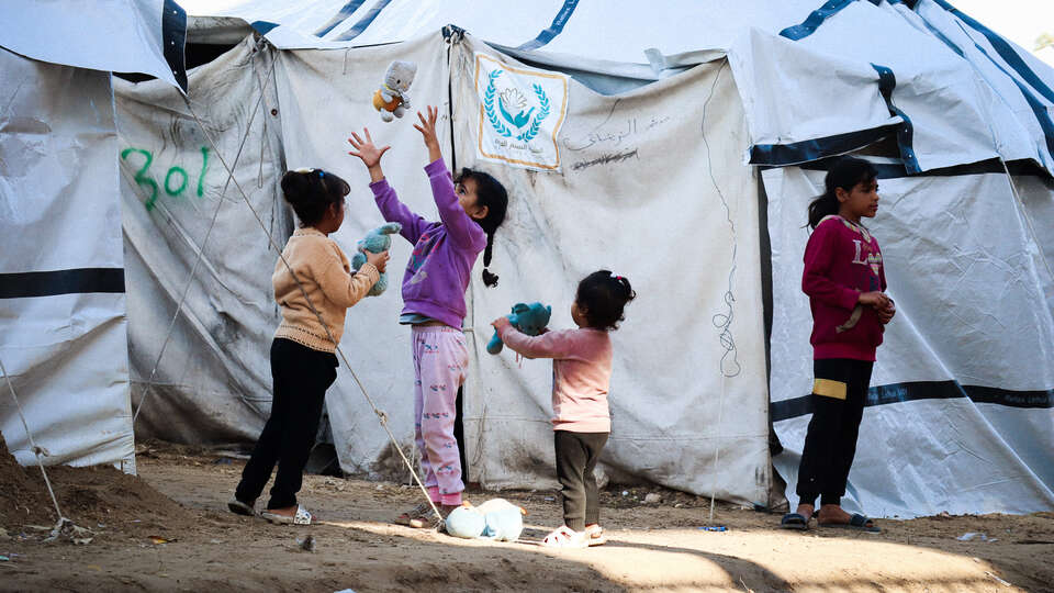 Zima w Gazie  / autor: Caritas Polska