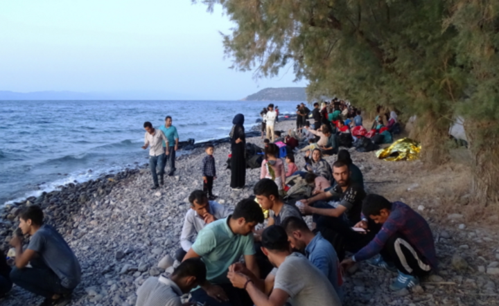 Masowy napływ migrantów w Grecji