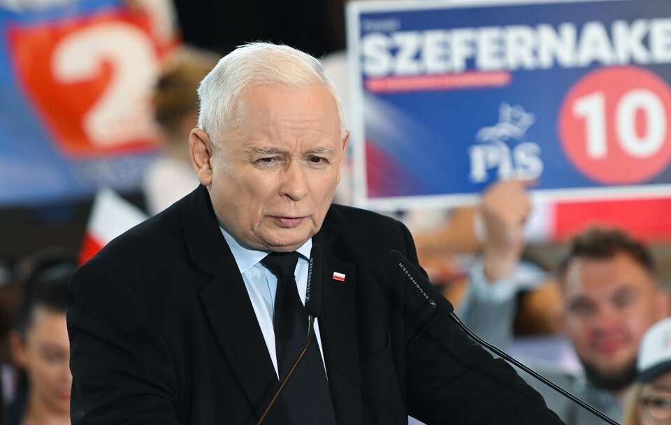 Jarosław Kaczyński / autor: PAP/Marcin Bielecki