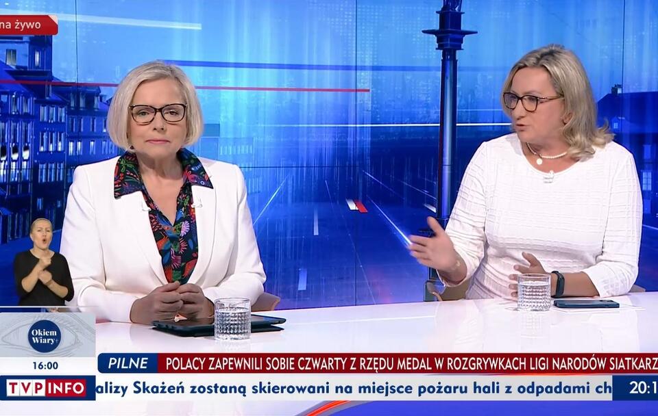 Wanda Nowicka vs. Józefa Szczurek-Żelazko / autor: wPolityce.pl/TVP Info (screenshot)