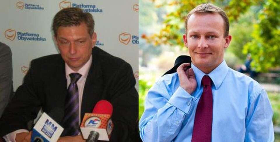 Posłowie Witczak i Olszewski. Fot. facebook
