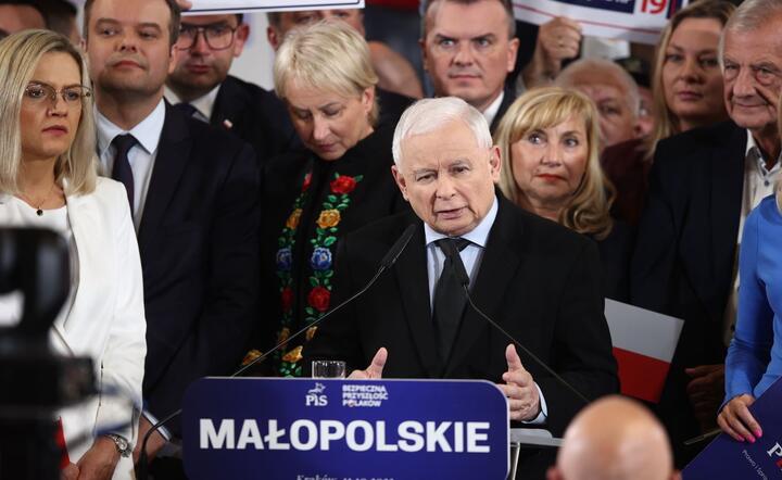 Jarosław Kaczyński  / autor: PAP/Łukasz Gągulski 