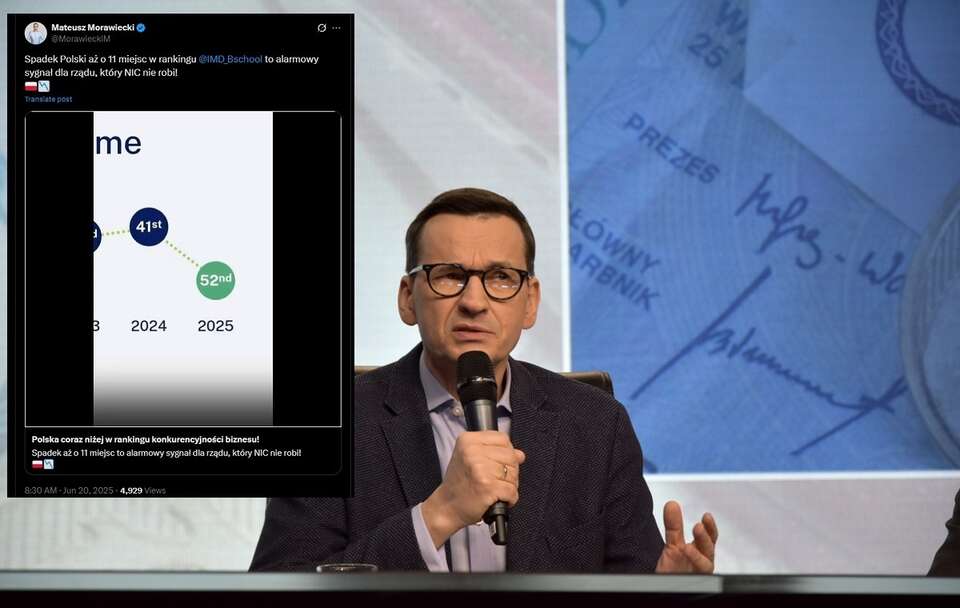 Mateusz Morawiecki / autor: Fratria/X