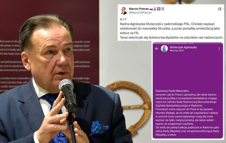 Pomyłka koleżanki z PSL pogrąża Struzika