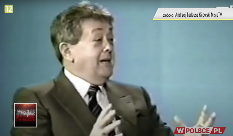 Mariusz Walter w 1994 r.  / autor: Screen Youtube / Andrzej Tadeusz Kijowski MisjaTV