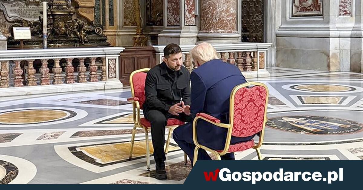 Donald Trump w cztery oczy z prezydentem Ukrainy