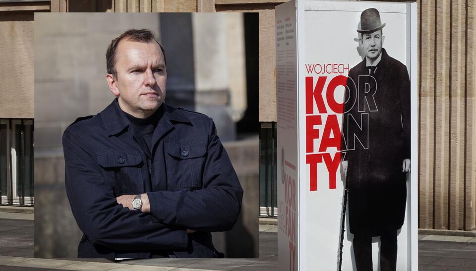 Andrzej Krzystyniak, zdjęcie Wojciecha Kofrantego na wystawie Ojcowie Niepodległości, Warszawa, 2019 rok / autor: wPolityce.pl