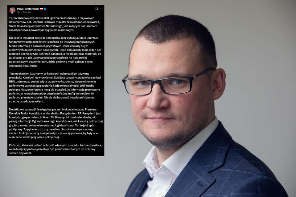 "GW" uderza w Cenckiewicza. Reakcja Pałacu Prezydenckiego