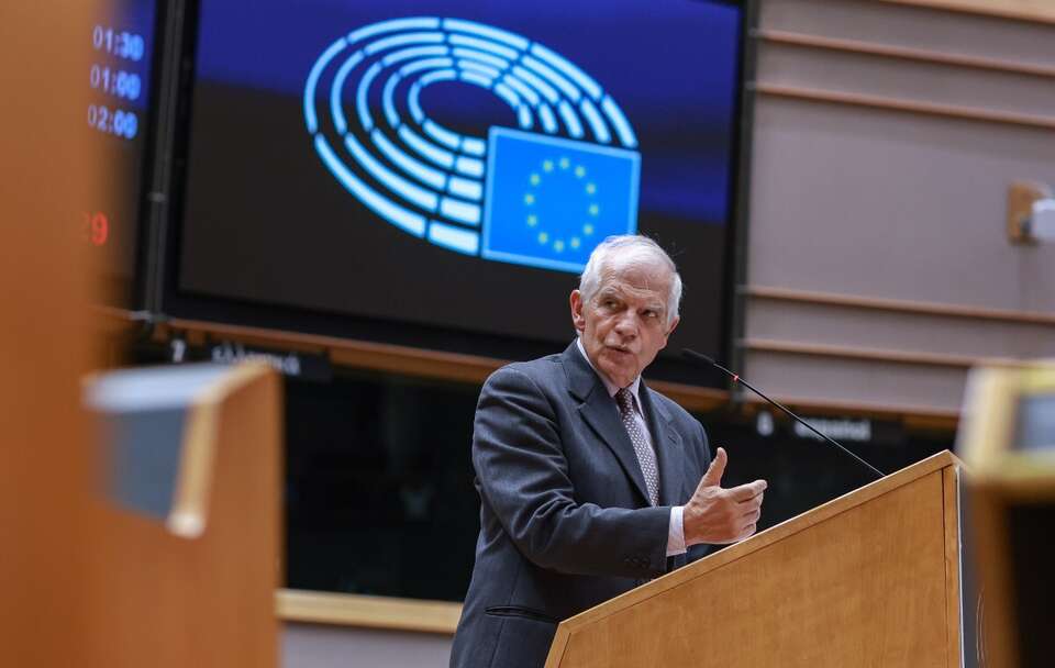 Josep Borrell  / autor: PAP/EPA/OLIVIER HOSLET