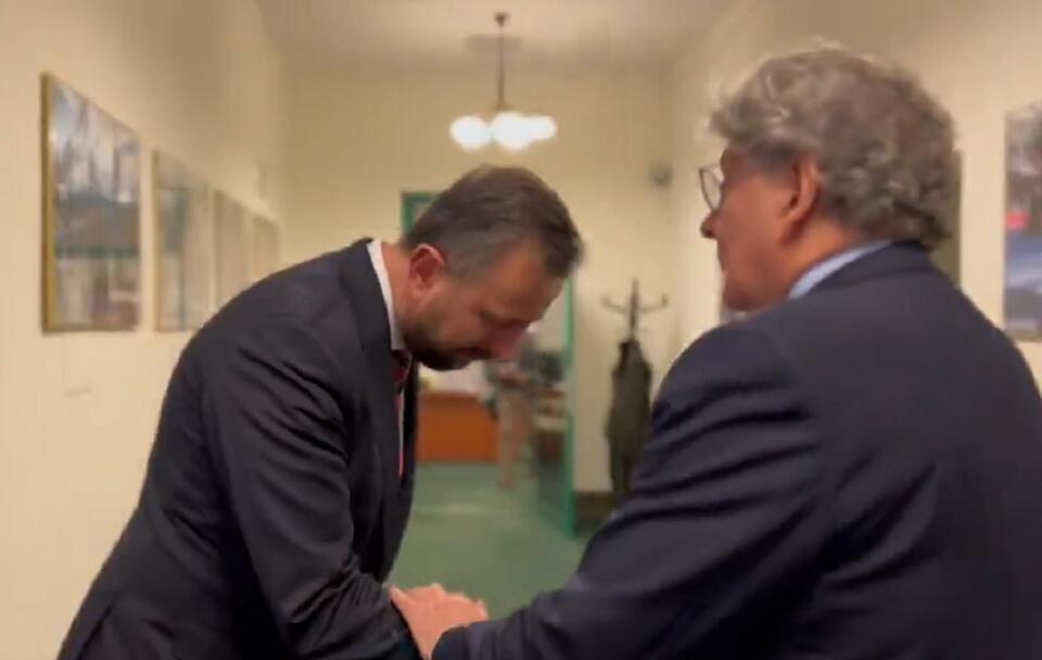 Władysław Kosiniak-Kamysz i Thierry Breton / autor: X/@ThierryBreton (screenshot)