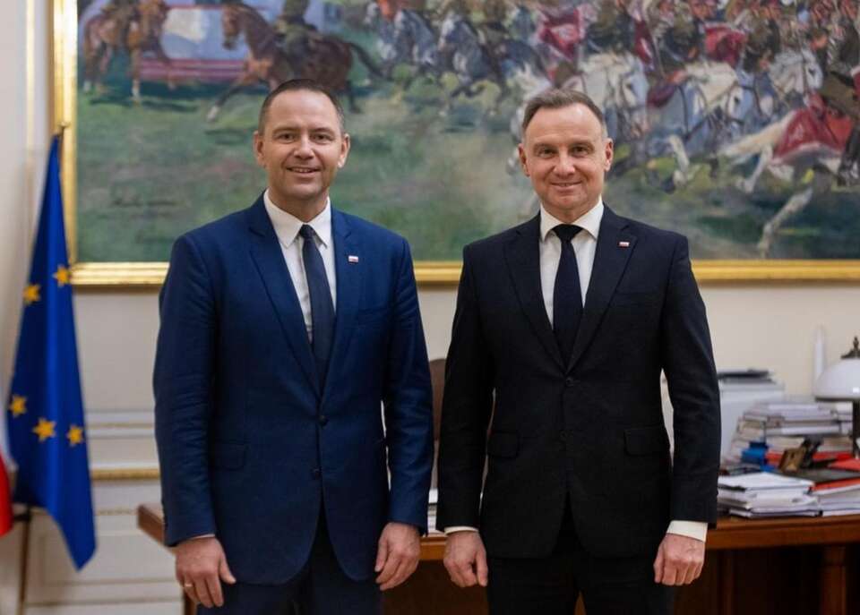 prezydent Duda i prezydent-elekt Nawrocki  / autor: X/Kancelaria Prezydenta