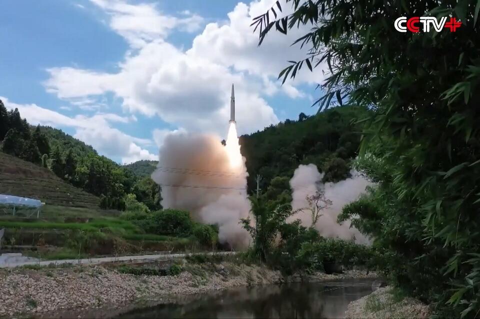 Chińska rakieta balistyczna / autor: CCTV Video News Agency