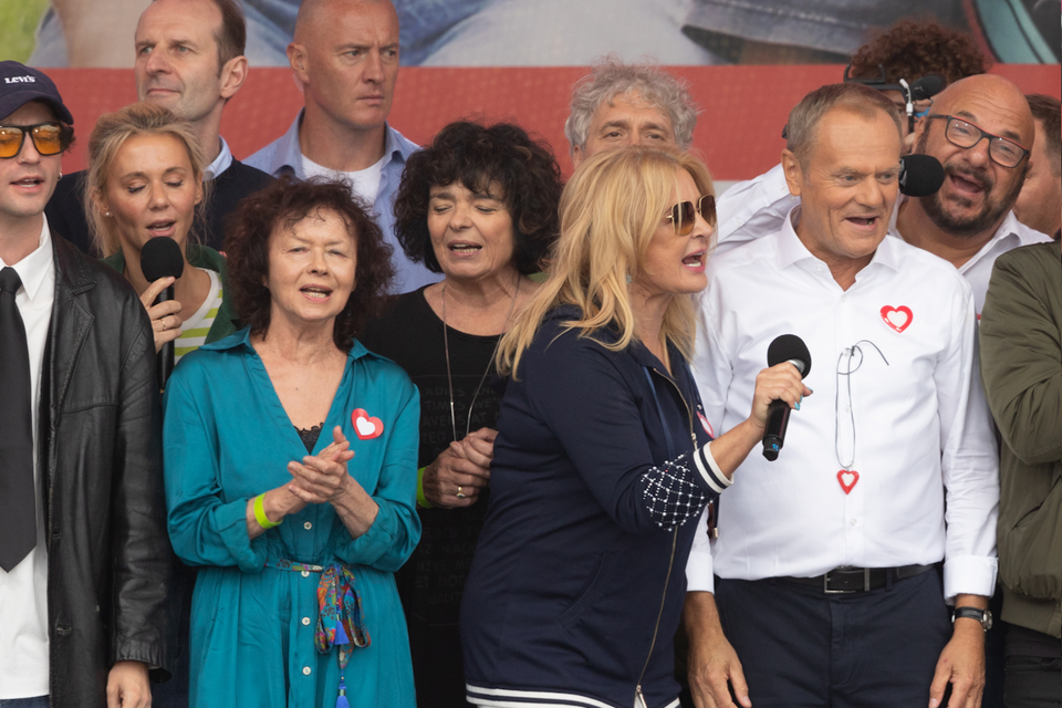 Im mniej Szczepkowska rozumie z polityki, tym więcej mówi