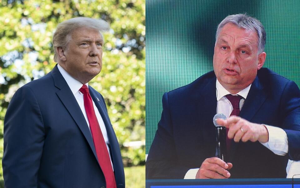Donald Trump/Viktor Orban / autor: PAP/EPAFratria
