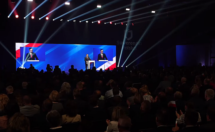 Zbigniew Ziobro podczas konwencji Suwerennej Polski / autor: YouTube/Screen
