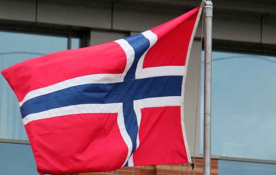 Flaga Norwegii / autor: Fratria
