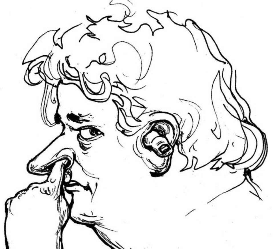 Rys. Rafał Zawistowski, "FILOZOF"