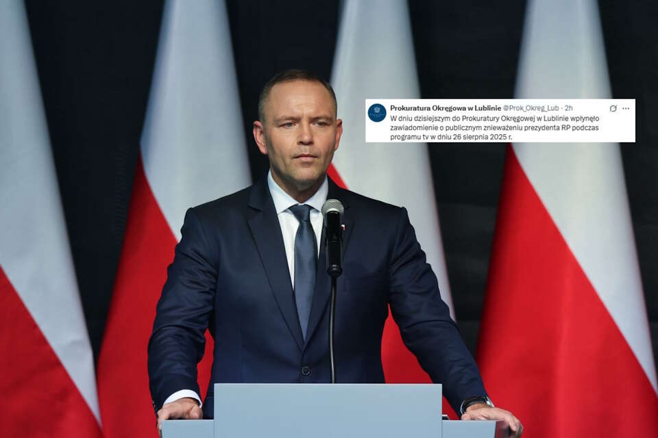 Prezydent RP Karol Nawrocki / autor: PAP-Marian Zubrzycki/X-Prokuratura Okręgowa w Lublinie, screen
